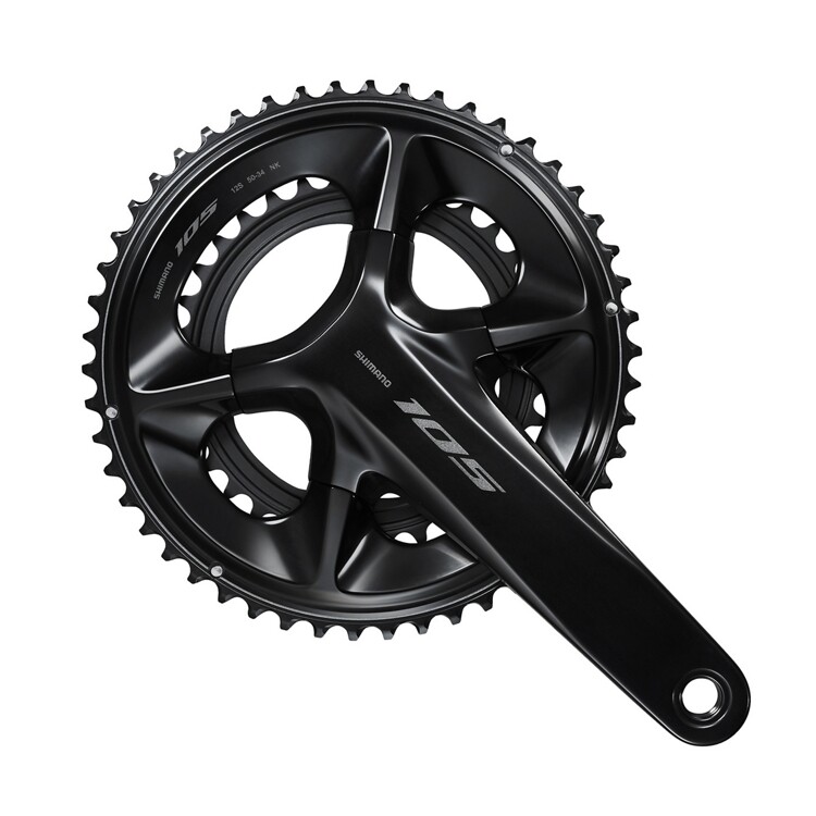 Shimano 105 FC-R7100 Hollowtech II Crankset 2x12-Speed Black New
