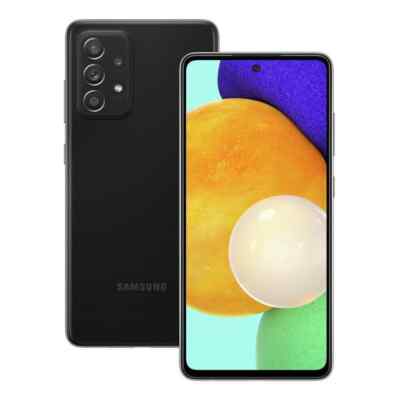 A+++ Samsung Galaxy A52 5G   Unlocked 128GB Awesome Black (SM-A526U) - Open Box