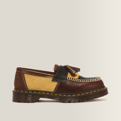 Dr. Martens Adrian PWRK Tassel Loafers 43585960 BUTTERSCOTCH+DARK BROWN+BLACK