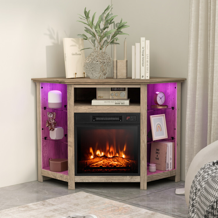 Fireplace Led Corner Unit