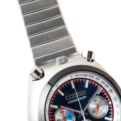 Pre-owned Citizen Tsuno Chrono An3676-65l Begin 70's Remix Bespoke Limited Watch Japan
