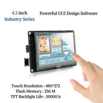 Graphic LCD HMI Display Module with Program Touch Screen for Equipment Control