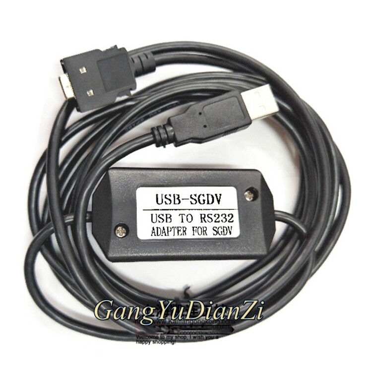 Masao Skelve マサオスケルヴ 1PC New USB-SGDV Connecting Data Cable For Yaskawa SGDV-∑-V