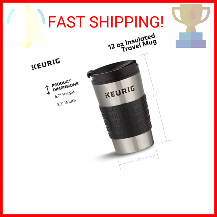 Keurig Stainless Steel Travel Mug for K-Cup Pod Coffee Maker
