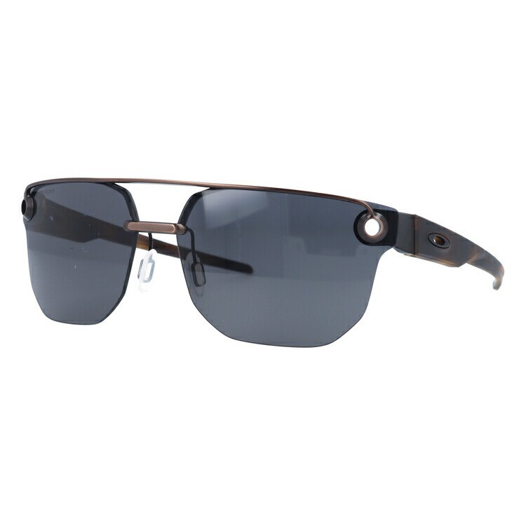 Pre-owned Oakley Chrystl Sunglasses Oo4136-0167 Prizm Heptagon Double Bridge Plutonite In Prizm Grey