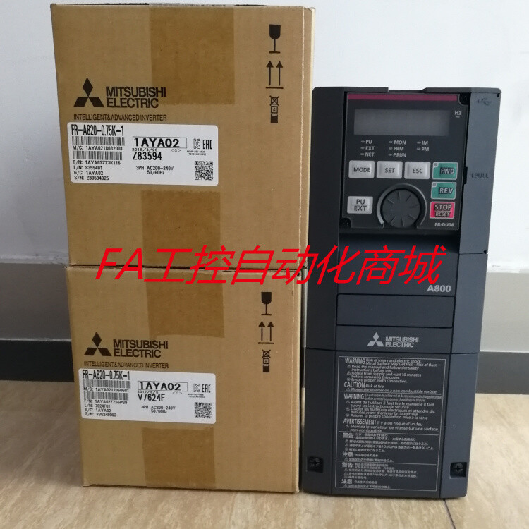 新品　MITSUBISHI ELECTRIC FR-A820-7.5K-1 MITSUBISHI Inverter FR-A820-0.75K-1 NEW FREE EXPEDITED