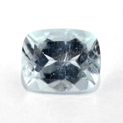 AQUAMARINE 10 x 8 MM CUSHION CUT OUTSTANDING BLUE COLOR SI1 F-4641