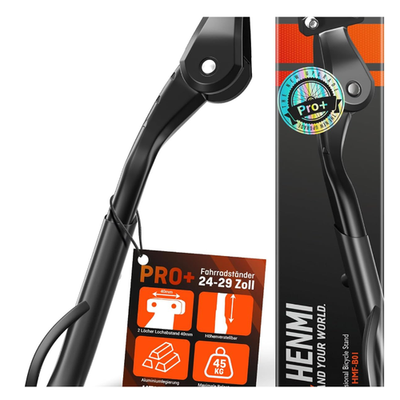 Fahrradständer 40mm Pro für 24-29 Zoll E-Bikes, Höhenverstellbar 34-39,5 cm