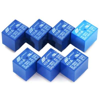 3V/5V/6V/9V/12V/24V/48V 10A Mini Songle SPDT PCB Relay 5 Pin T73 DC SRD-DC-SL-C