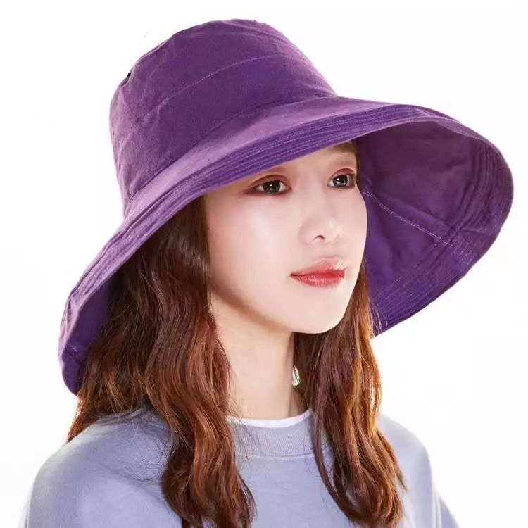 Boonie Bucket Hat Cap 100% Cotton 5 INCH Large Brim Fishing Safari Summer Women