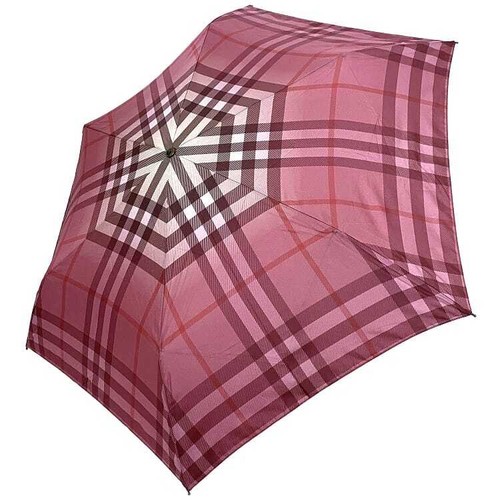 Burberry Folding Umbrella Purple Gradation Check Umbrella
