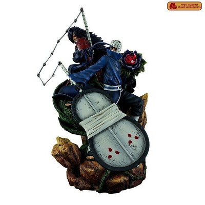 Anime ninja Shppuden Metempsychosis Uchiha Obito Mask＆Madara Figure Statue Gift