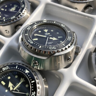 Pre-owned Steeldive Men Automatic Watch 1000m Waterproof Dive Watches Luminous Big Tuna