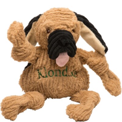 HuggleCause Living Free Animal Sanctuary KLONDIKE 15  Knottie Plush Dog Toy