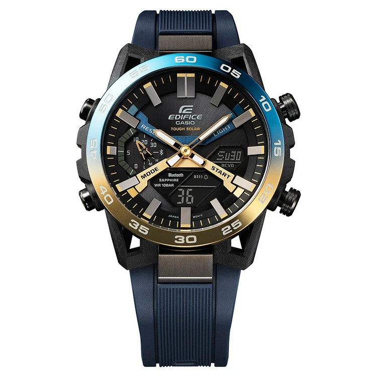 Pre-owned Casio Brand-new  Edifice Sospensione Ecb-2000ynp-1ajf Men's Watch "jdm"