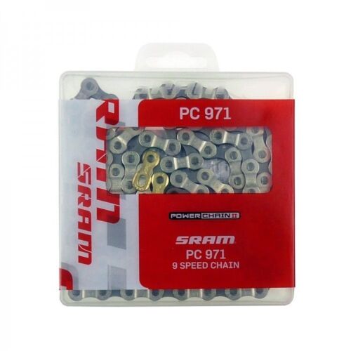 SRAM PC 971 P Link Bicycle Chain 9 Speed Grey. New In Box eBay