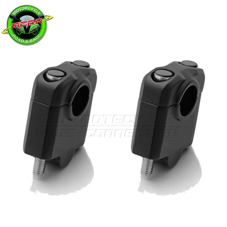 30mm schwarz Lenker Risers Honda xl650 Transalp 2000-2006 SW Motech | eBay