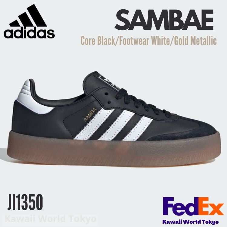 Adidas Originals SAMBAE Core Black/Footwear White/Gold JI1350