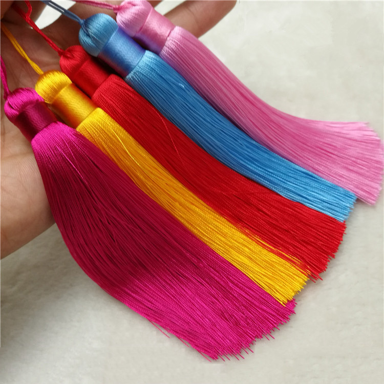4.7'' Rayon Earrings Tassel Trim Pendant Jewelry Making DIY Handbag