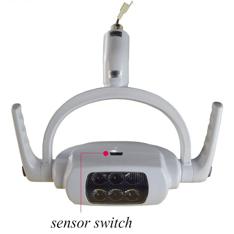 Dental Ceiling Mounted 6 LEDs Oral Light Induction Lamp Operating Light US STOCK