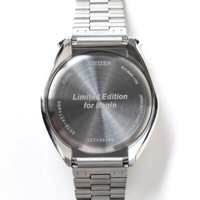 Pre-owned Citizen Tsuno Chrono An3676-65l Begin 70's Remix Bespoke Limited Watch Japan
