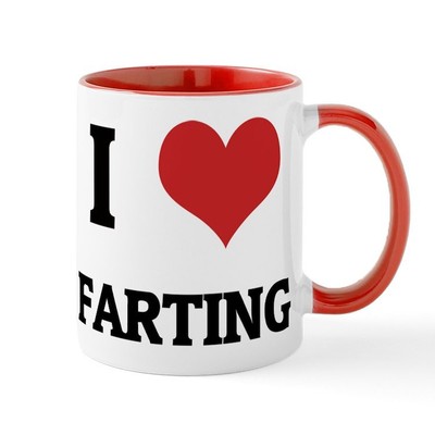CafePress FARTING Ceramic Mug 11 oz Ceramic Mug (639288512)
