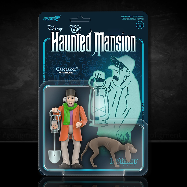 The Haunted Mansion Caretaker Action Figure Super7 Disney