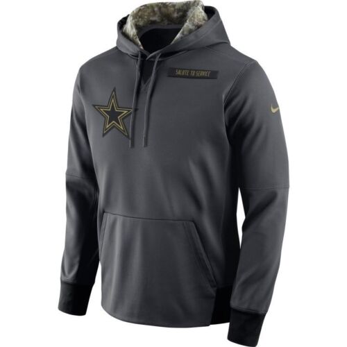 Men's Nike Brown Dallas Cowboys 2023 Salute To Service Club Pullover Hoodie