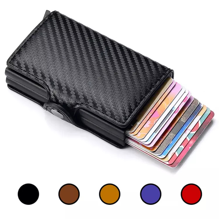 Kartenetui Mit Rfid Schutz - Mini GeldbÃ¶Rse Portemonnaie Geldbeutel Slim Wallet