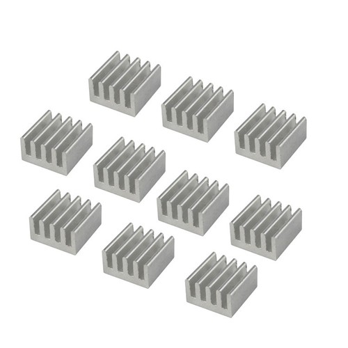 50pcs Aluminum Heat Sink for StepStick A4988 Chip IC LED Power IC 8.8x8.8x5MM