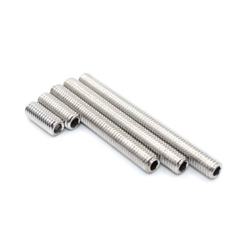 M5 X 40MM ALLEN KEY GRUB SCREWS CUP POINT SCREWS STAINLESS STEEL A2 - DIN 916