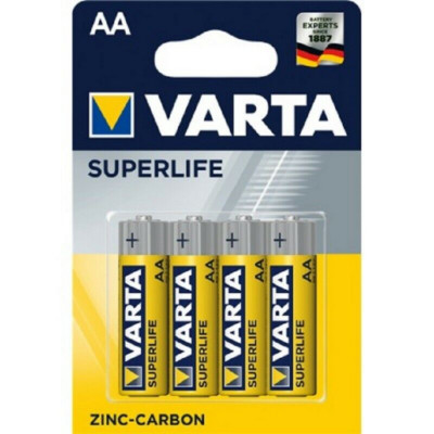 PILE BATTERIE VARTA ORIGINALI AA STILO E MINI STILO BATTERIA SUPER LIFE