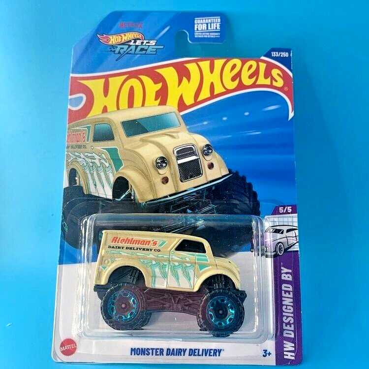 Hot Wheels Dairy Delivery ミニカー HOT WHEELS 2025 MONSTER DAIRY DELIVERY TAN 133/250 HYX28