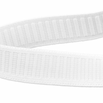 Elastic WHITE Non Roll Waistband Waist * MASK SHIELD STRAPS  * 1'' Wide * 1 Yard