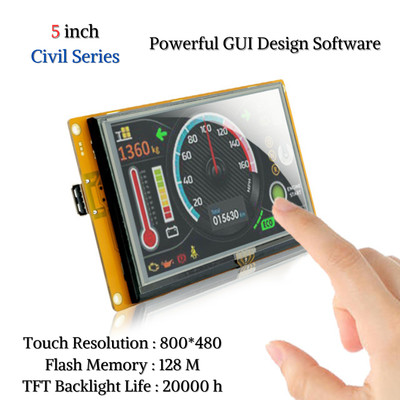 7inch HMI,LCD Touch Screen,TFT Display,GUI Software Support Arduino Uno R4