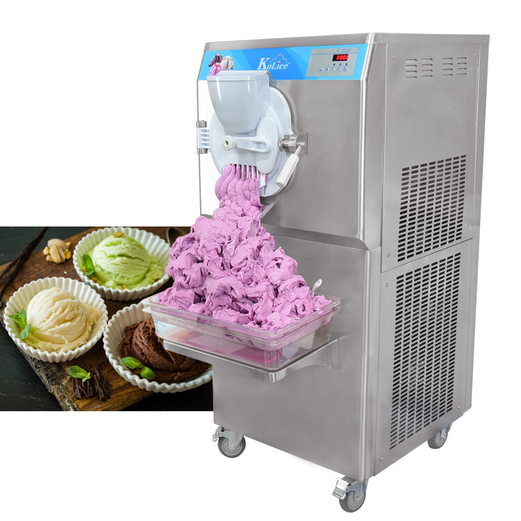 Kolice Commercial Large Capacity Gelato Hard ice Cream Machine Water Ice Machine