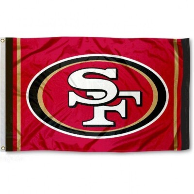 SAN FRANCISCO 49ers 3'X5' FLAG BANNER **100% Full Color On Both Sides Of Flag**