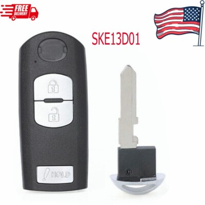 for Mazda 3 CX-3 CX-5 2013-2019 Remote Key Fob SKE13D-01 WAZSKE13D01 ID49 Chip