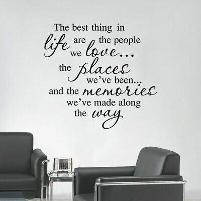 Wall Stickers Wallpaper Best Life Letters Home Decor Living Wall Poster (Best Wallpaper Home Decor)