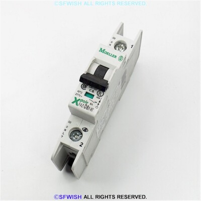 EATON MOELLER FAZ-D8/1-RT 8A, 240/415VAC Circuit Breaker *OPEN BOX!*