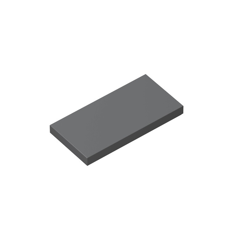 87079 Tile 2 x 4 with Groove Light Gray Bricks Parts 50 Parts