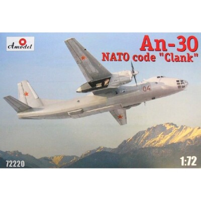 Antonov An-30 - kits models Amodel 72220 Plastic model airplane kit Scale 1:72 