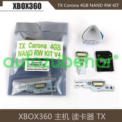 1Pcs New For XBOX360 XECUTER TX CORONA 4GB NAND RW KIT 4G V4 Host Card Reader