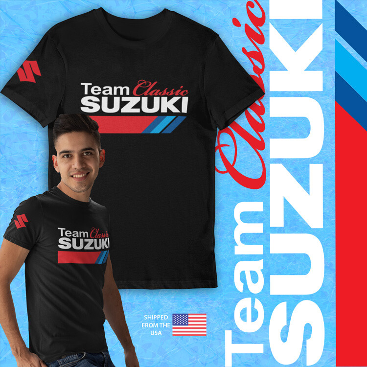 RIZLA + SUZUKI サイン入りシャツ Lサイズ Team Classic Suzuki Short-Sleeve Unisex T-Shirt | eBay