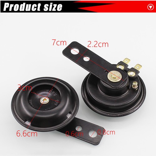 12V Waterproof HORN Loud 105dB Universal Motorcycle Car UTV ATV Boat Auto Bike