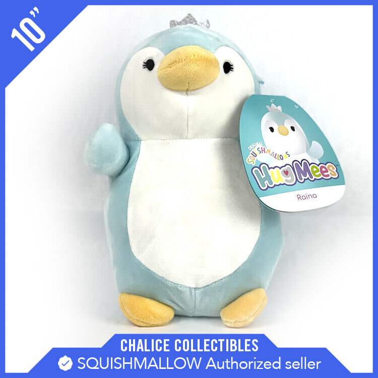 Squishmallows Kellytoy Plush Hug Mees Raina the Blue Penguin