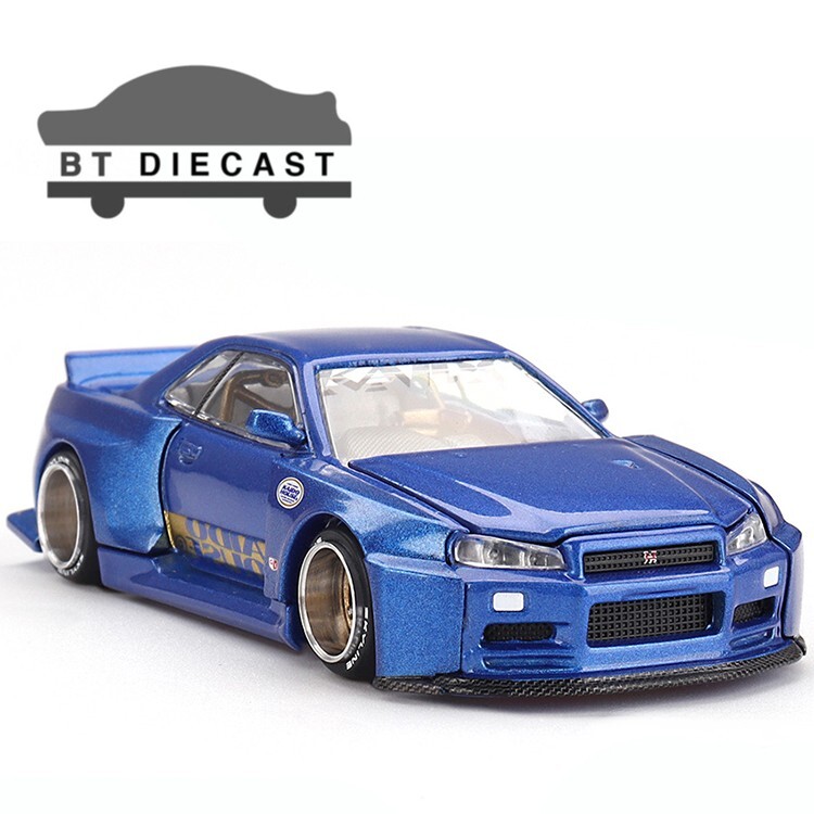カイドーハウス⭐︎チェイス⭐︎ 日産スカイラインGT-R（Ｒ34 ） MINIGT Kaido House x Mini GT Nissan Skyline GT-R (R34) Shinjuku V2