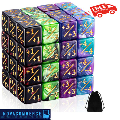 Sumind Würfelzähler D6 48 Stück Zarter Stil für Zuhause