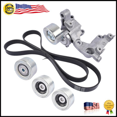 Drive Belt Tensioner & Idler Pulley Kit for Toyota Tacoma 4Runner Tundra V6 4.0L