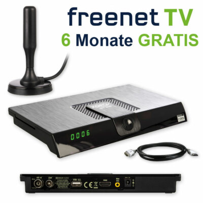 HD DVB-T2 Receiver Xoro 8720 / xoro 8724 PVR + 6 Monate gratis freenet TV